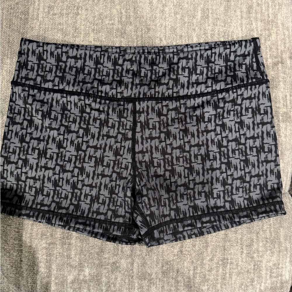 Stylish Black and Gray Women's Athletic Shorts